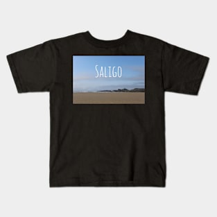 Saligo Bay Beach Islay Kids T-Shirt